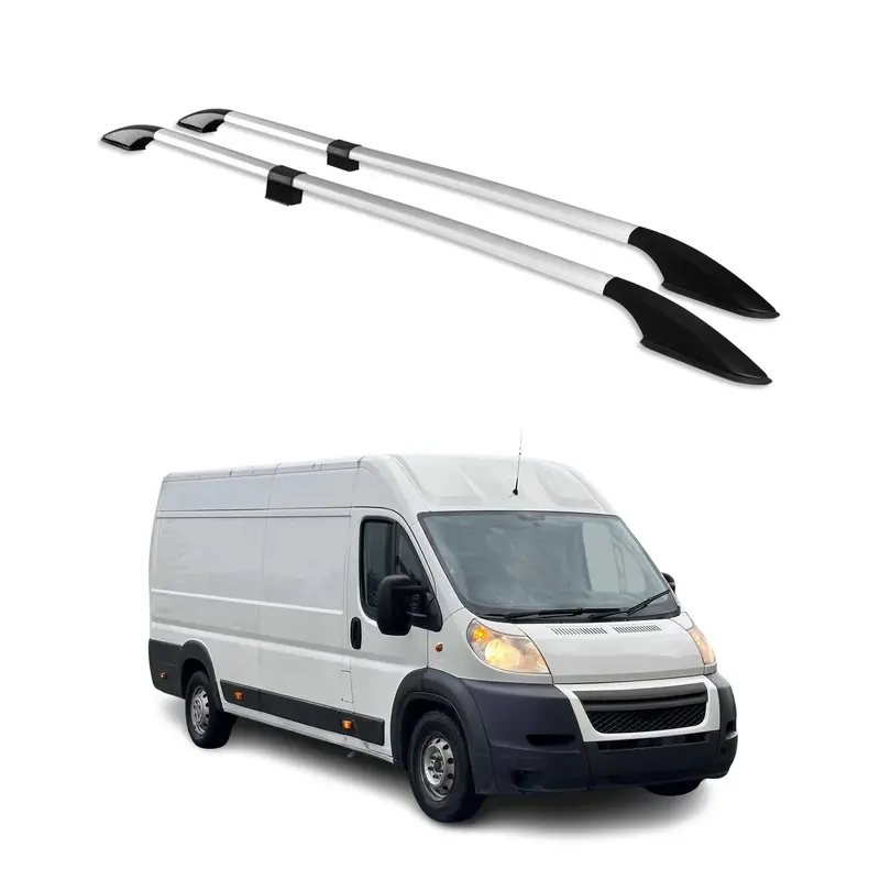 2006-2026 Citroen Jumper Barres de toit longitudinales  L3 H2 Alu Gris