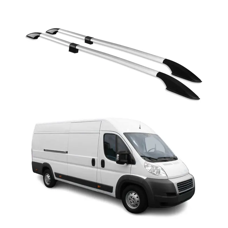 2006-2026 Fiat Ducato III Barres de toit longitudinales  L3 H2 Alu Gris