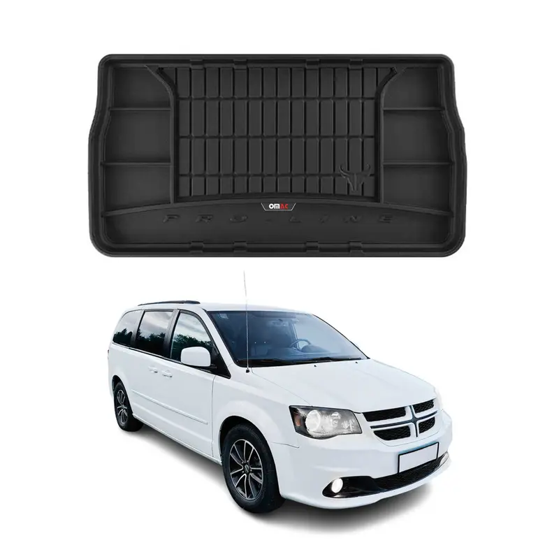 2008-2020 Dodge Grand Caravan / Grand Voyager OMAC Tapis de Coffre TPE Noir