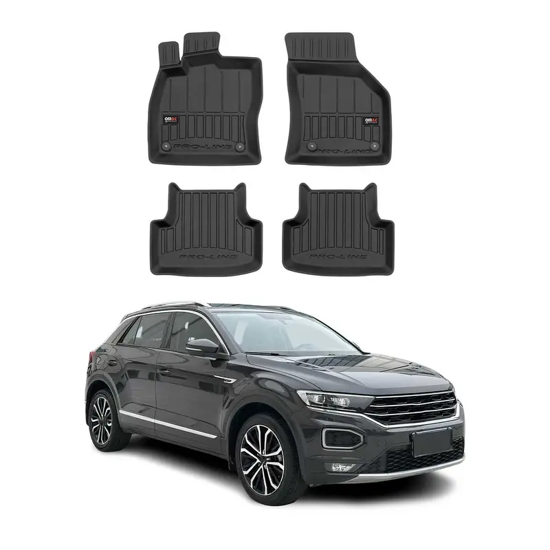 2017-2025 VW T-Roc OMAC Tapis de Sol TPE Noir