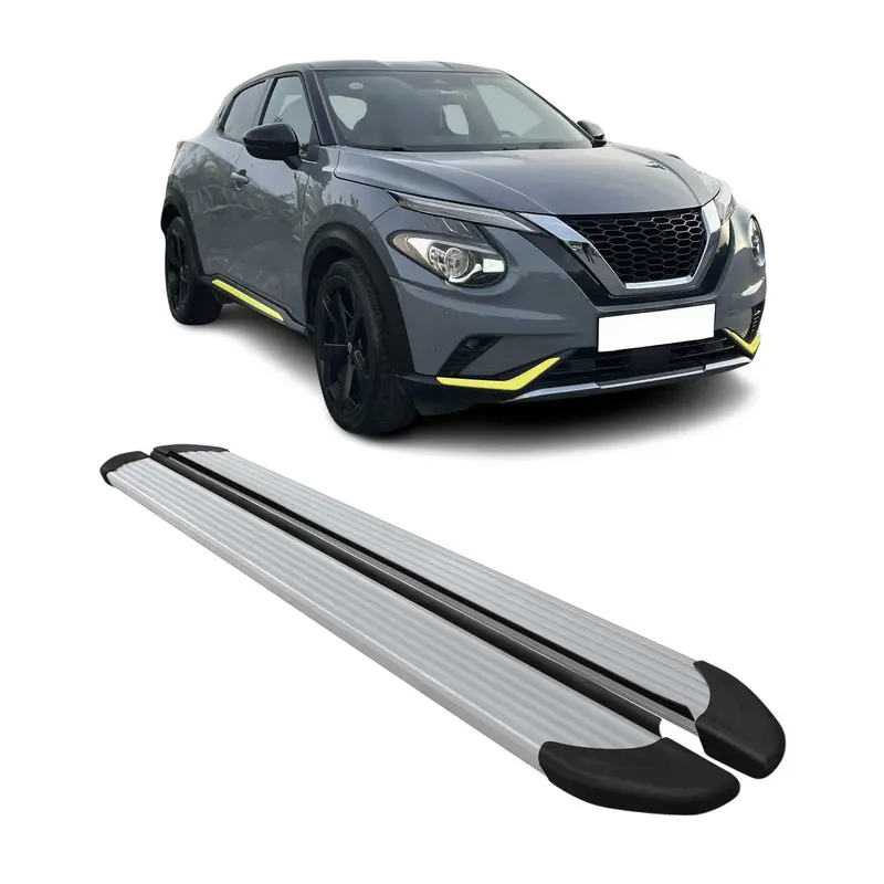 2019-2026 Nissan Juke II Marchepieds latéraux pédale Aluminium 2x Gris