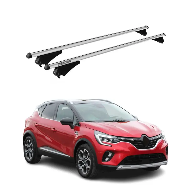 2019-2026 Renault Captur II Tiger Barres de toit transversales Gris