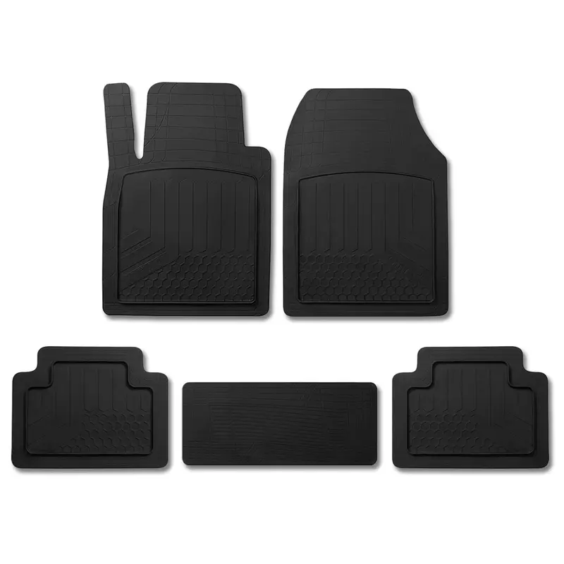 2020-2026 Polestar 2 Tapis de Sol Universel ajustable noir TPE 5Pcs