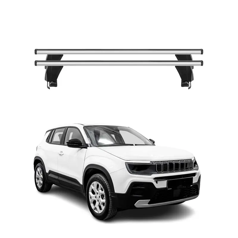 2023-2026 Jeep Avenger Menabo Barres de toit Transversales Gris 2x