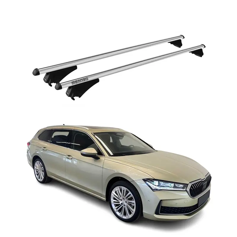 2024-2026 Skoda Superb IV Break Barres de toit transversales Gris