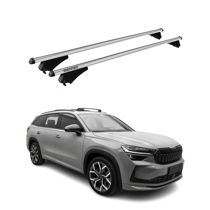 2024 Skoda Kodiaq II Tiger Barres de toit transversales Gris