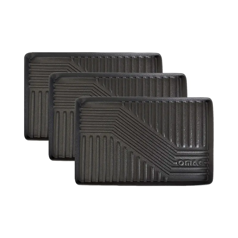 3x OMAC Tapis polyvalent pour cuisine, chaussures, machine à café, gamelle 58x38