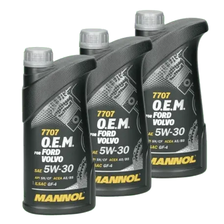 5W30 MANNOL OEM FORD VOLVO (7707) 3 X 1L