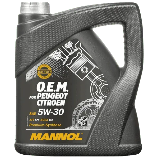 5W30 MANNOL OEM PEUGEOT CITROEN (7703) 4L