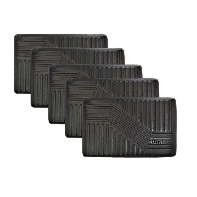 5x OMAC Tapis polyvalent pour cuisine, chaussures, machine à café, gamelle 58x38