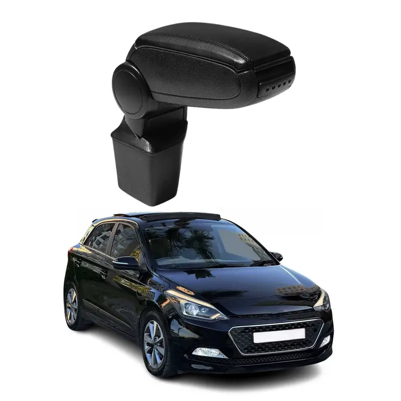 Accoudoir pour Hyundai i20 2015-2020 Vinyl Abs Noir