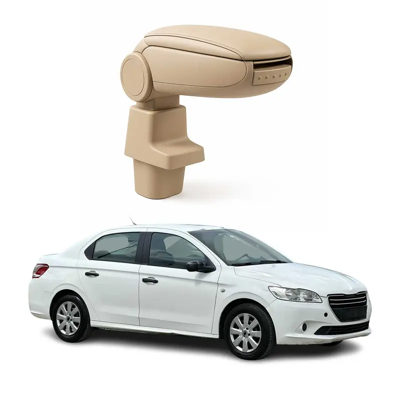 Accoudoir pour Peugeot 301 2012-2021 Vinyl Abs Beige