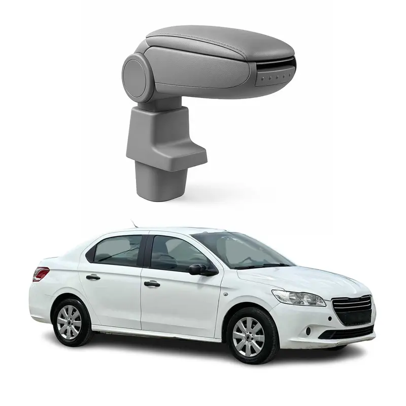 Accoudoir pour Peugeot 301 2012-2021 Vinyl Abs Gris