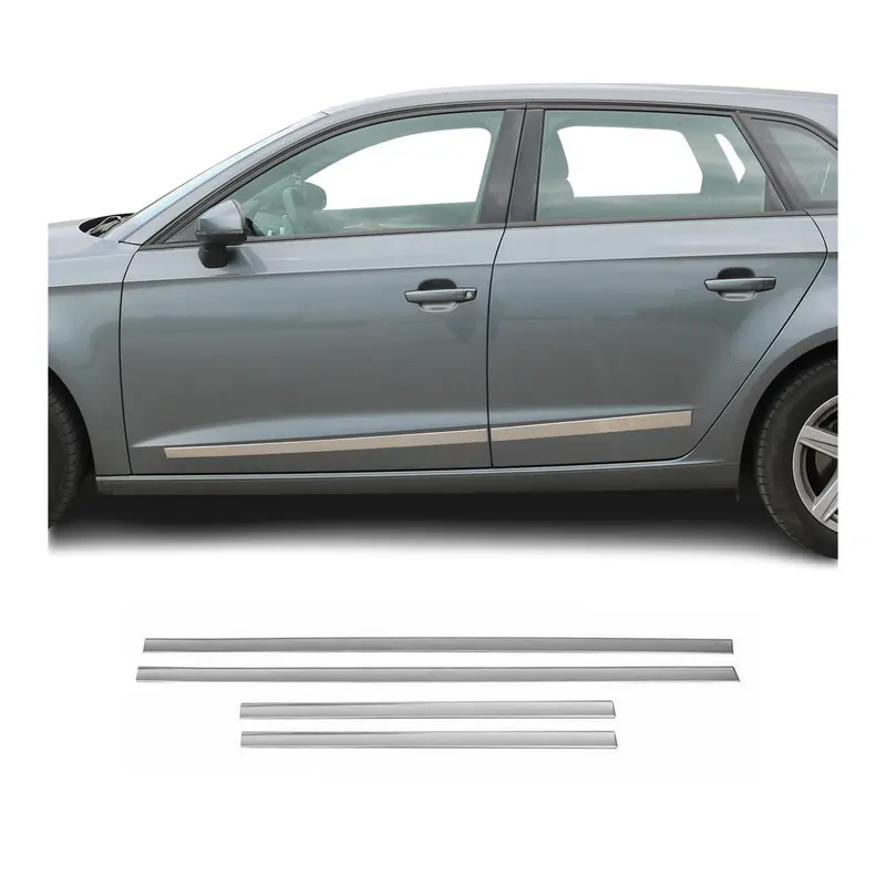 Baguette protection latérale de porte pour Audi Q5 2008-2026 inox chromé