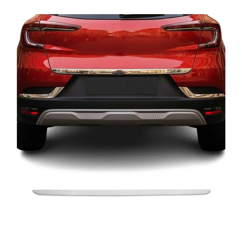 Baguettes de garniture arrière pour Renault Captur 2019-2026 Silver