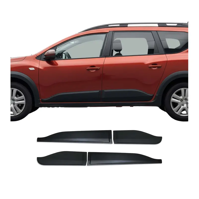 Baguettes de Porte protection Latérale pour Dacia Jogger 2022-2026 4Pcs Noir