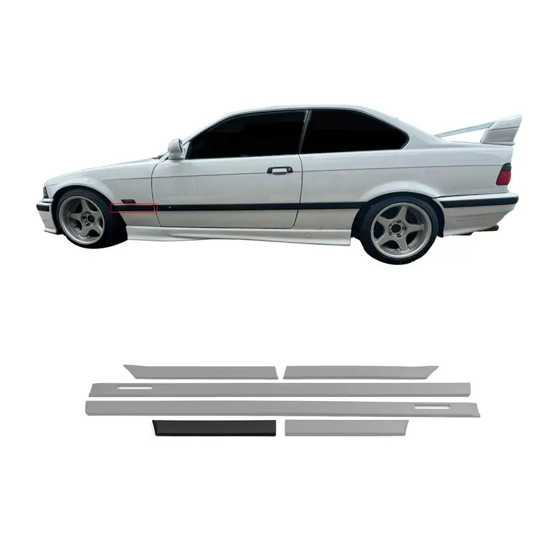 Baguettes latérales Garnitures De Portière pour BMW Series 3 E36 Coupe/ Cabrio