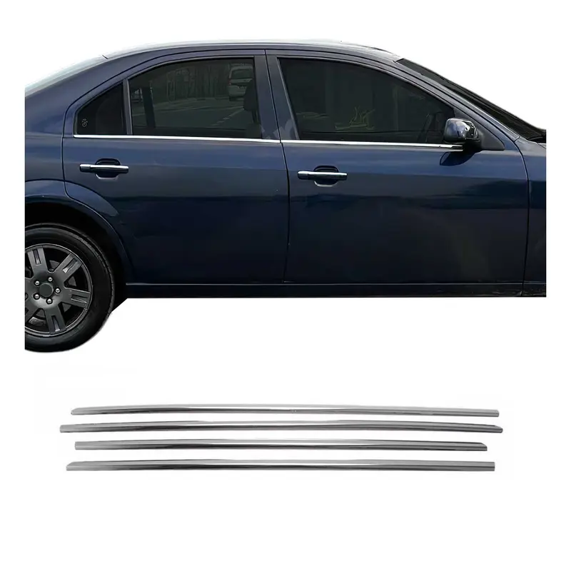 Baguettes pour contour Latérales pour Ford Mondeo Berline 2000-07 inox chrome