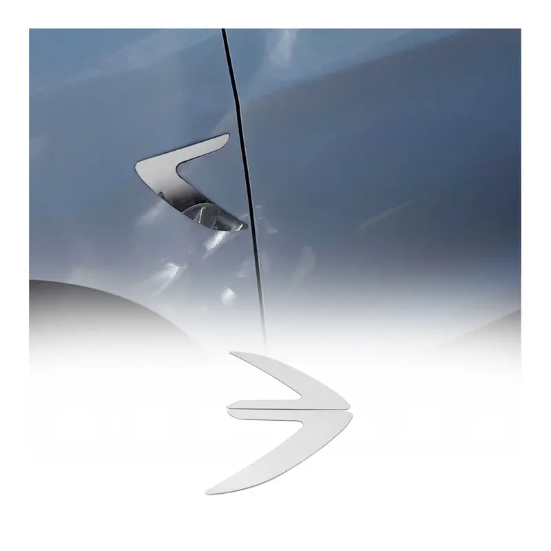 Bandes décoratives latérales chromées pour Toyota Corolla 2013-2019 inox 2Pcs