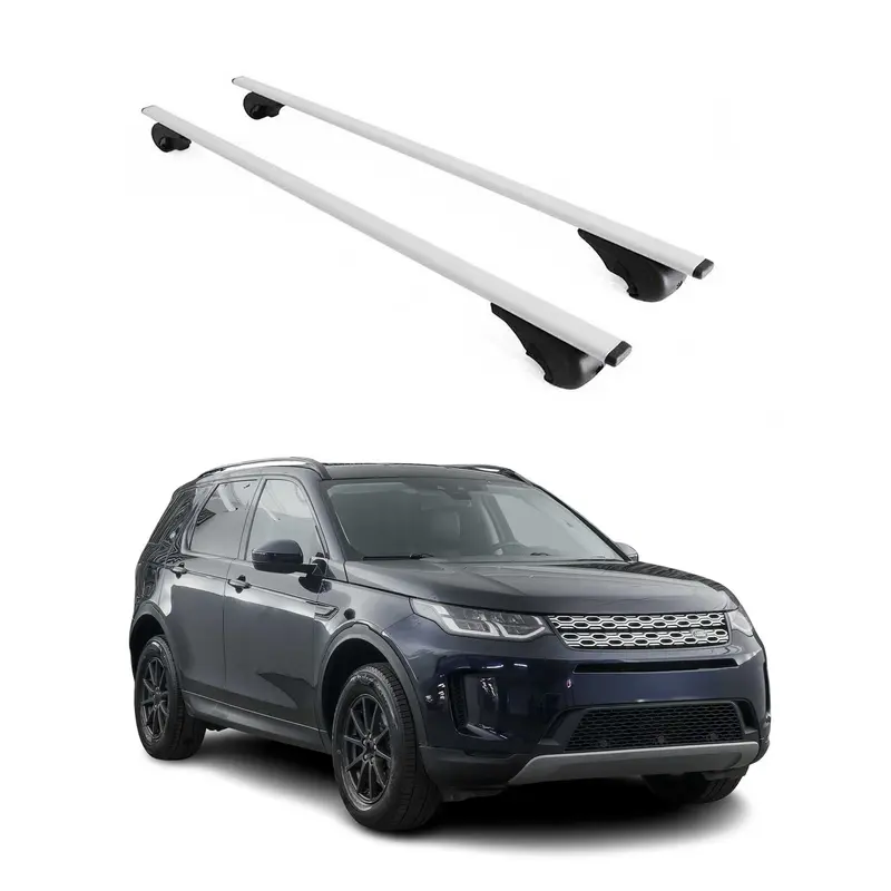 Barres de toit pour Land Rover Discovery Sport 2015-2026 Acier Argent 2x