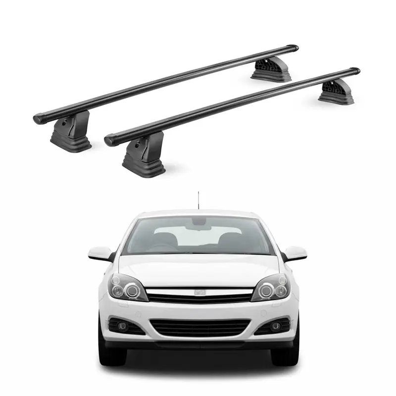 Barres de toit transversales acier pour Opel Astra H HB Break Berline 2004-2009