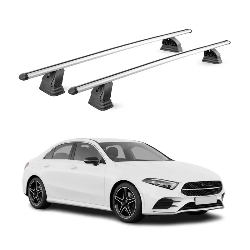 Barres de toit transversales Alu pour Mercedes Classe A Berline V177 2019-2026