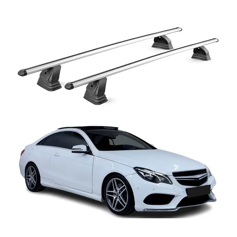 Barres de toit transversales Alu pour Mercedes Classe E Coupè C207 2010-2016