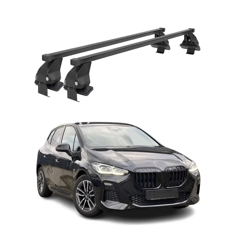Barres de toit transversales Menabo pour BMW Série 2 U06 2021-2026 Noir
