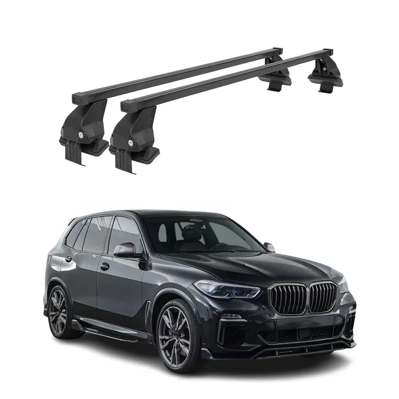 Barres de toit transversales Menabo pour BMW X5 G05 2019-2026 Noir
