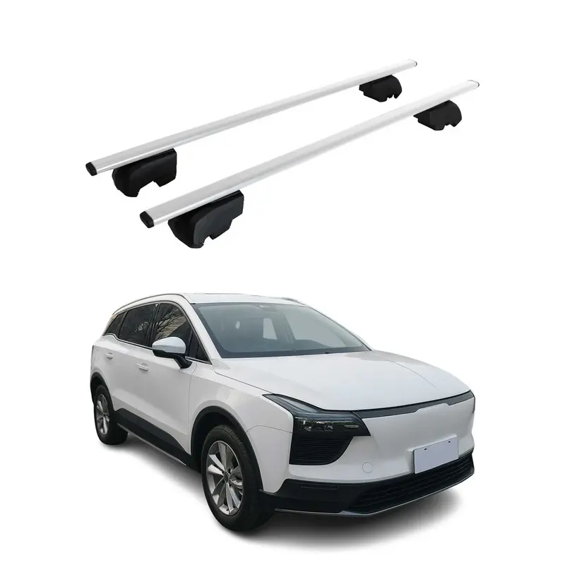 Barres de toit Transversales pour Aiways U5 2020-2023 Acier Argent ABE