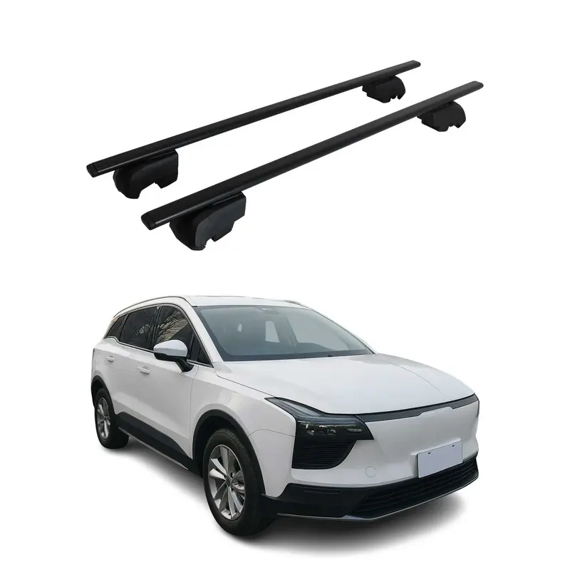 Barres de toit Transversales pour Aiways U5 2020-2023 Acier Noir ABE