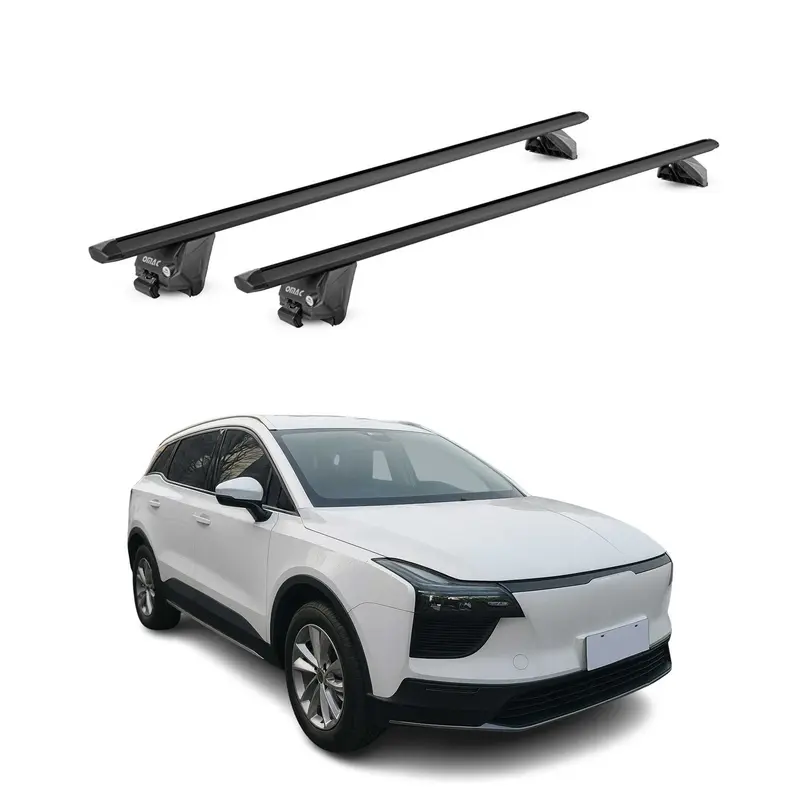Barres de toit transversales pour Aiways U5 2022-2023 Alu Noir 2 pièces ABE