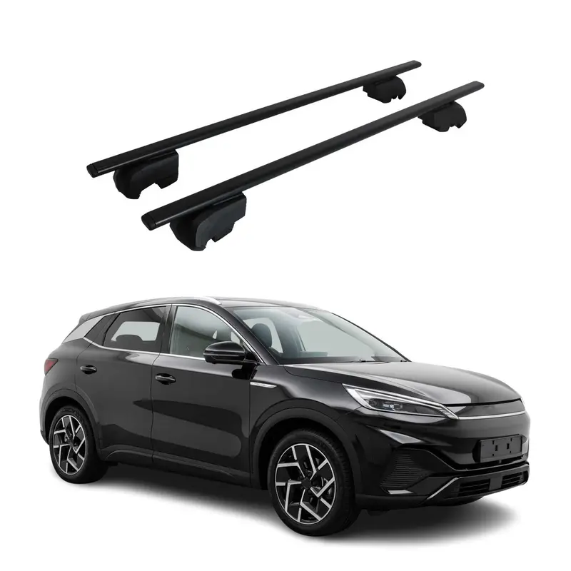 Barres de toit Transversales pour BYD Atto 3 2022-2026 Acier Noir 2Pcs