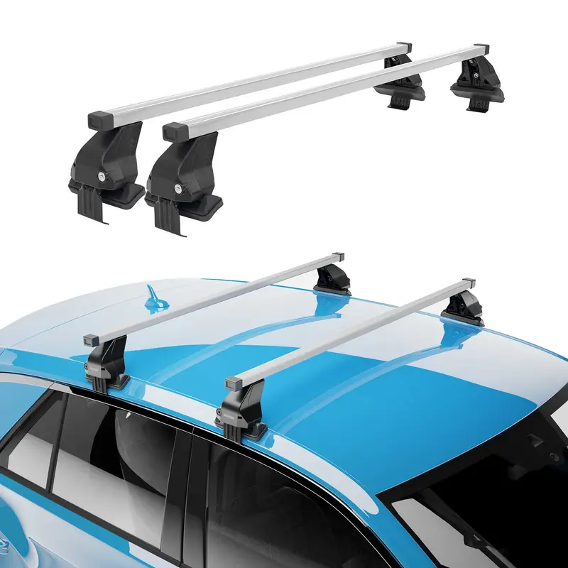 Barres de toit transversales pour Chery Tiggo 3X 2016-2026 Acier Gris