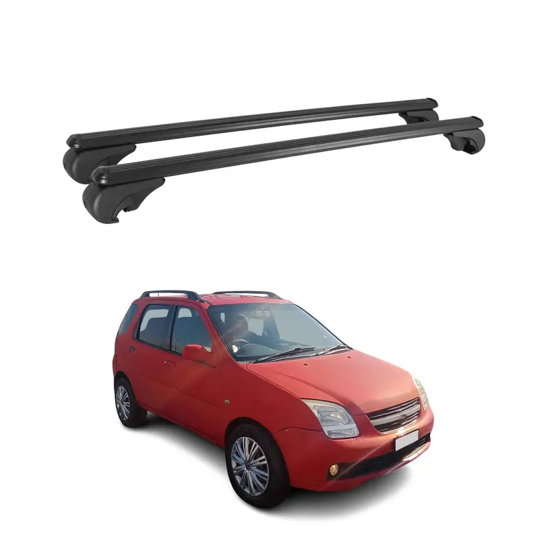 Barres de toit Transversales pour Chevrolet Cruze 2001-2004 Aluminium Noir
