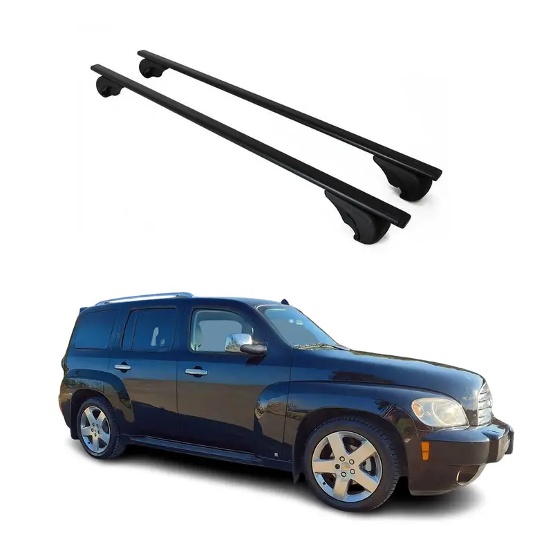 Barres de toit Transversales pour Chevrolet HHR 2007-2011 Acier Noir