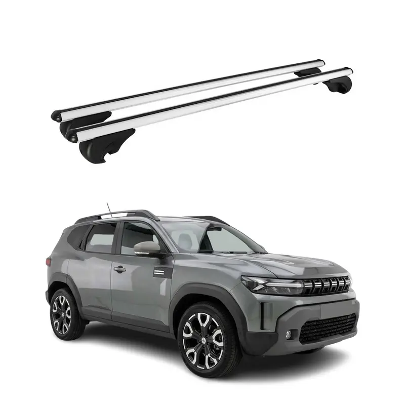 Barres de toit Transversales pour Chevrolet Tahoe 2000-2006 Aluminium Argent