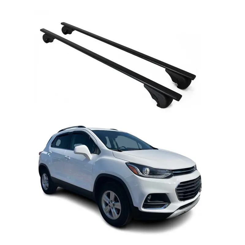 Barres de toit Transversales pour Chevrolet Trax 2012-2024 Acier Noir