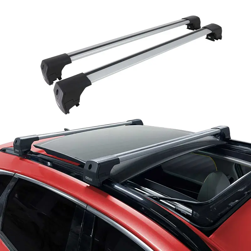 Barres De Toit Transversales pour Chevrolet Trax 2013-2023 Alu Gris ABE