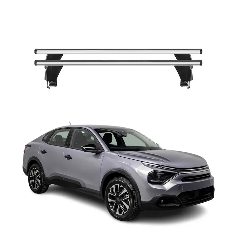Barres de toit Transversales pour Citroën C4X / e C4X 2022-2026 Alu Gris 2x