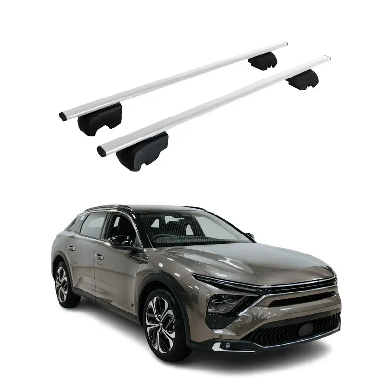 Barres de toit Transversales pour Citroen C5 X I 2022-2026 Gris 2 pcs ABE