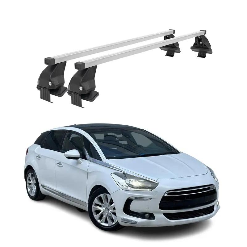 Barres de toit transversales pour Citroen DS5 2011-2015 Gris