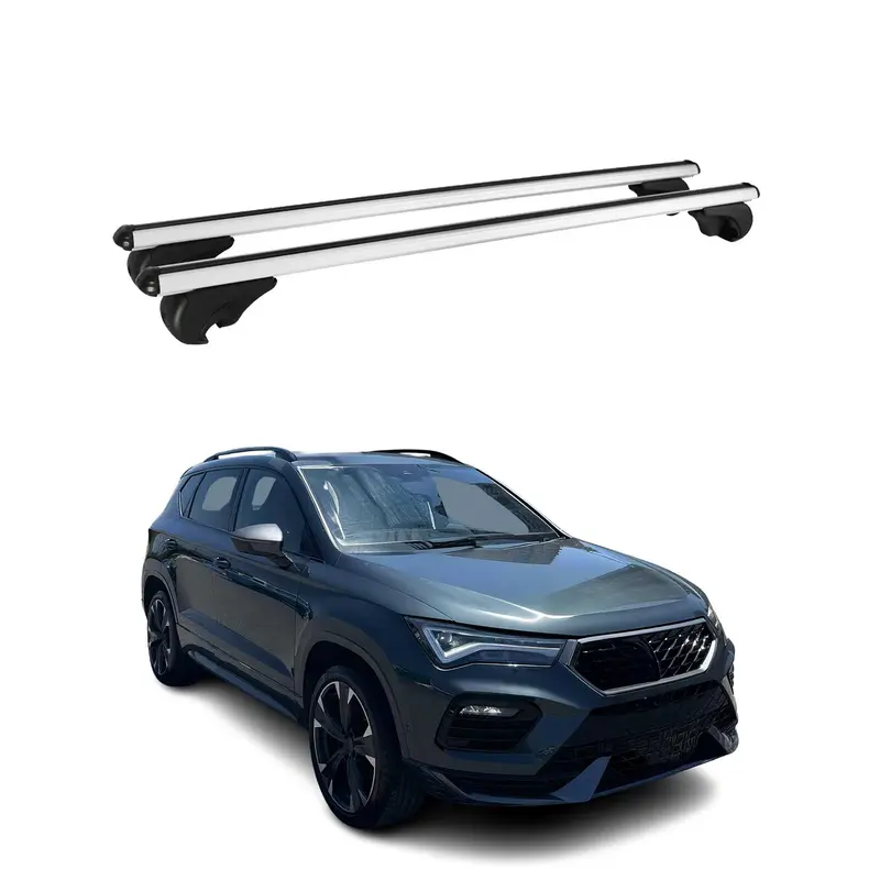 Barres de toit Transversales pour Cupra Ateca 2016-2026 Aluminium Argent