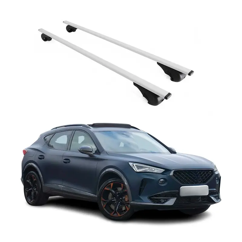 Barres de toit Transversales pour Cupra Formentor 2020-2026 Acier Argent