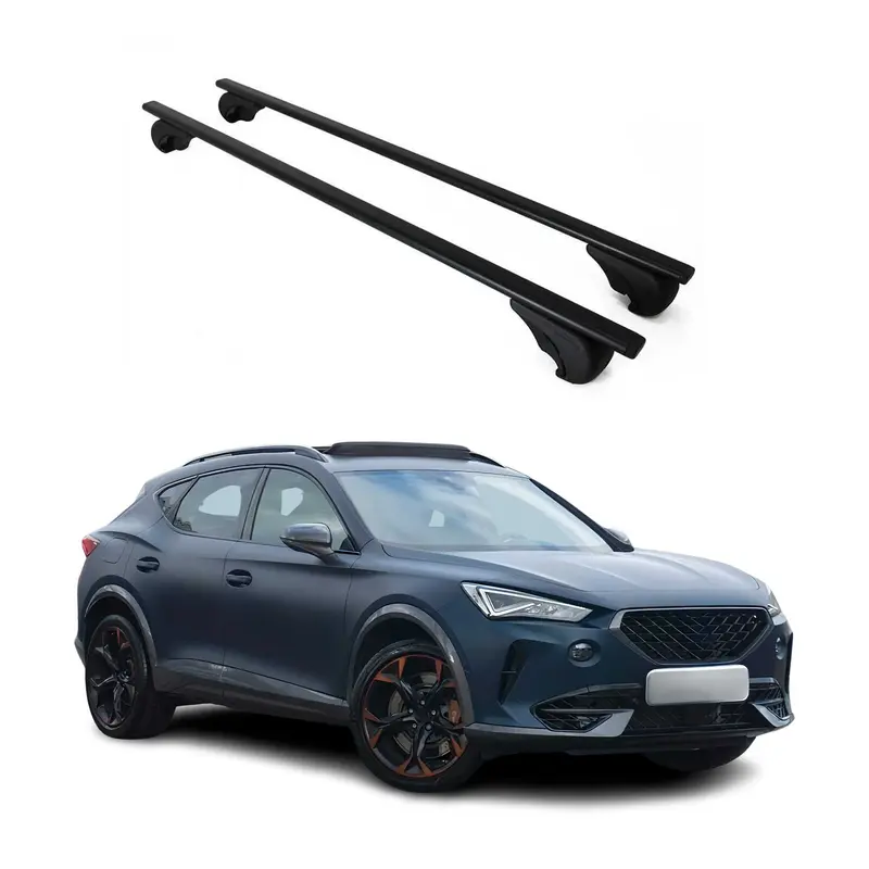Barres de toit Transversales pour Cupra Formentor 2020-2026 Acier Noir