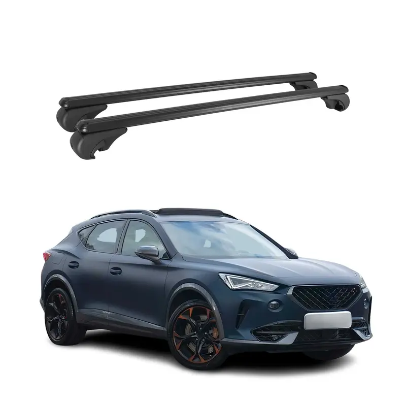 Barres de toit Transversales pour Cupra Formentor 2020-2026 Aluminium Noir