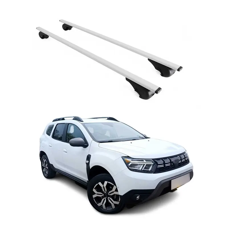 Barres de Toit transversales pour Dacia Duster mk3 2024-2026 Métal Gris 2Pcs