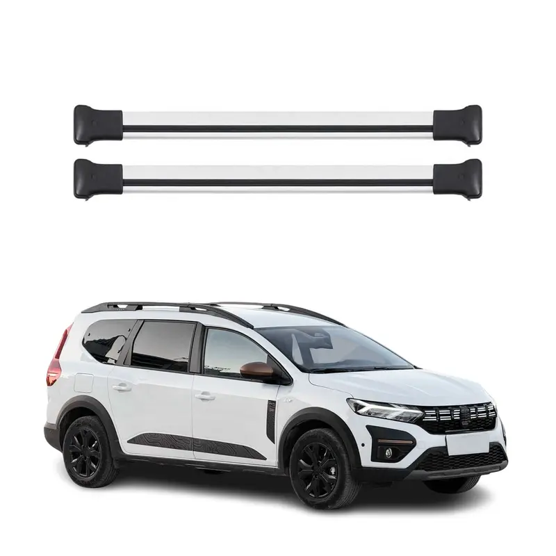 Barres de Toit transversales pour Dacia Jogger 2022-2026 Aluminium Argent 2x
