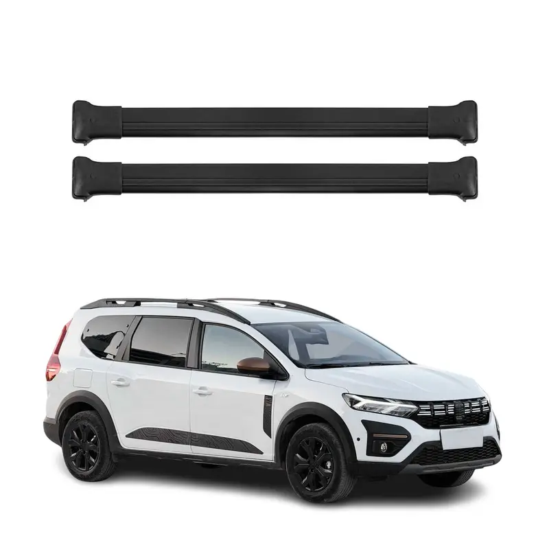 Barres de Toit transversales pour Dacia Jogger 2022-2026 Aluminium Noir 2x