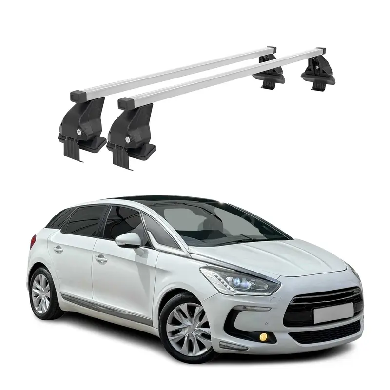 Barres de toit transversales pour DS5 2015-2020 Acier Gris